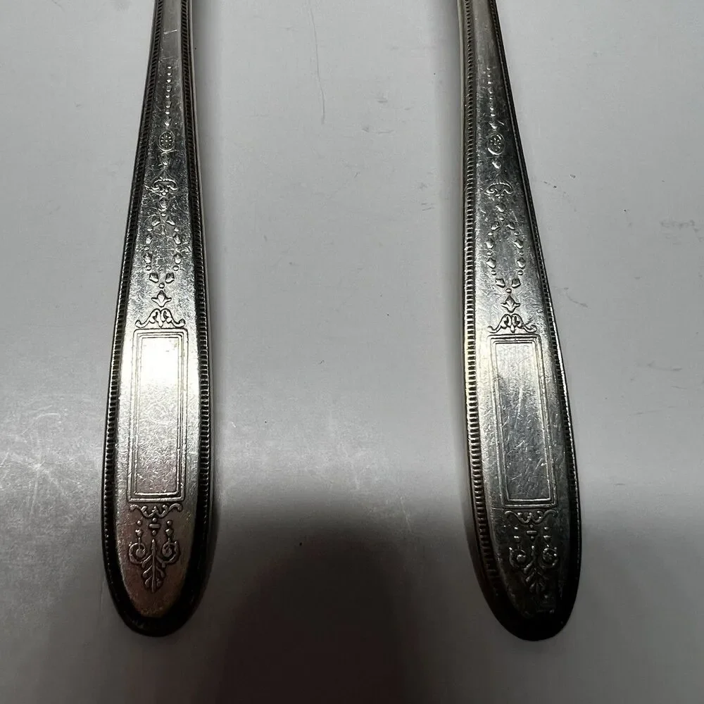 Vintage 1921 Oneida Community Plate GROSVENOR Silverplate Teaspoons Set of 5